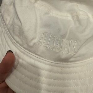 All Saints White Bucket Hat